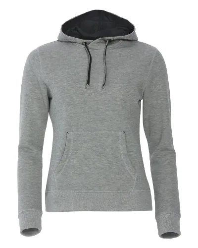 clique Classic Hoody Women bluza z kapturem szary melanż