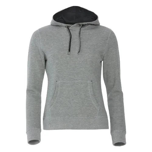 clique Classic Hoody Women bluza z kapturem szary melanż