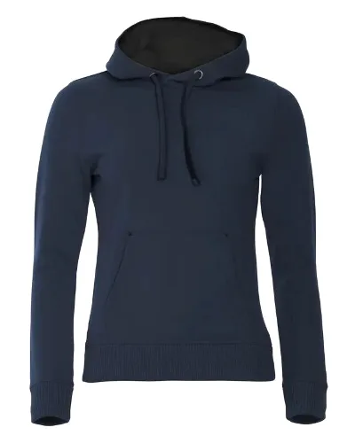 clique Classic Hoody Women - damska bluza z kapturem z mieszanki bawełny, krój