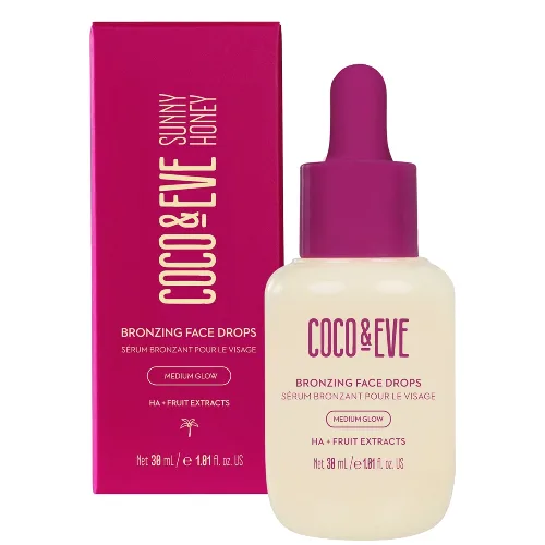Coco & Eve Bronzing Face Drops (Medium Glow) 30ml