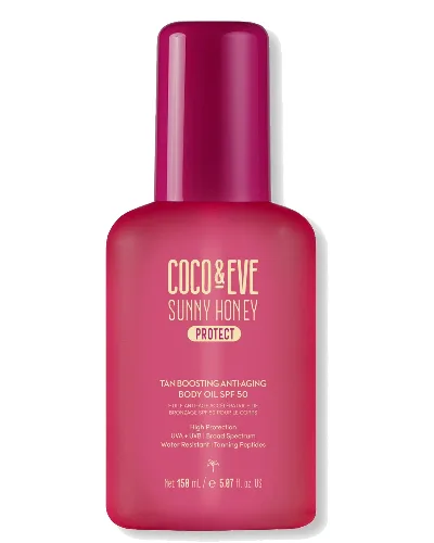 Coco & Eve Tan Boosting Anti-aging Body Oil SPF50