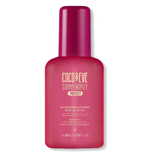 Coco & Eve Tan Boosting Anti-aging Body Oil SPF50