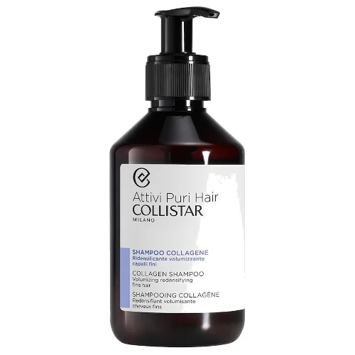 Collistar Attivi Puri COLLAGEN SHAMPOO - Nadający Objętość i Zagęszczający Szampony 250 ml