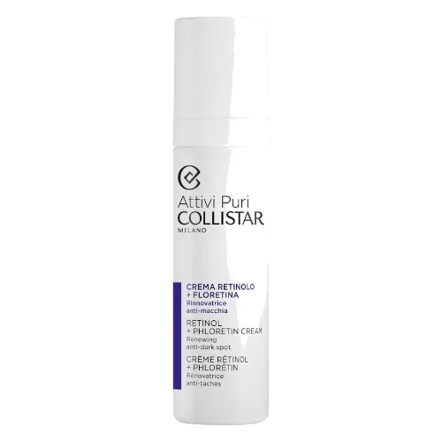 Collistar Attivi Puri RETINOL + PHLORENTIN - Redukujący Ciemne Przebarwienia Kremy oczyszczające 50 ml
