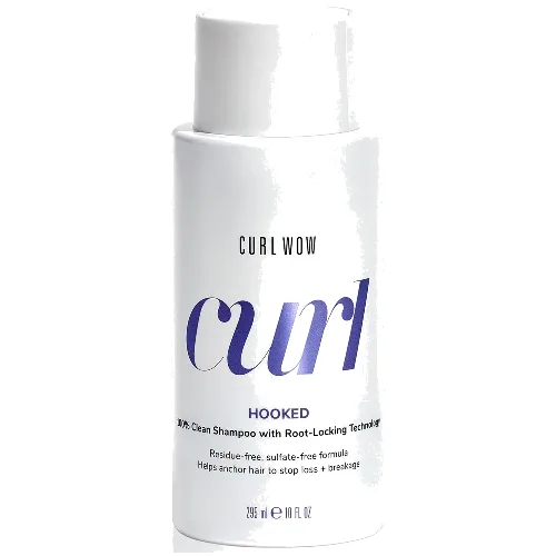 Color Wow Curl Wow HOOKED 100% Clean Shampoo with Root-Locking Technology wzmacniający szampon do włosów kręconych 295 ml