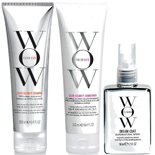 Color Wow Dream Clean Normal to Thick and Travel Dream Coat Supernatural Spray Trio