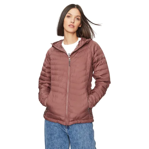 Columbia Kurtka przejściowa Powder Lite™ Hooded Jacket Różowy Regular Fit