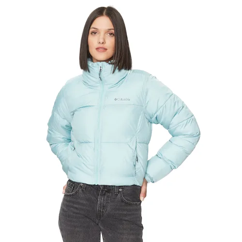Columbia Kurtka zimowa Puffect™ Cropped Jacket Zielony Regular Fit