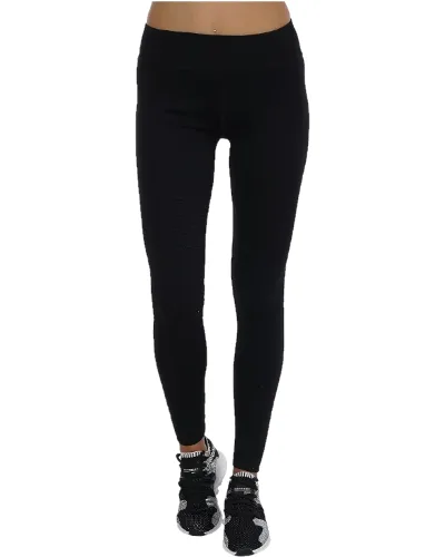 Converse Engineered Jacquard Legging 10004492-A01, Damskie, Czarne, leginsy, nylon, rozmiar: XXS