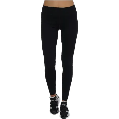 Converse Engineered Jacquard Legging 10004492-A01, Damskie, Czarne, leginsy, nylon, rozmiar: XXS