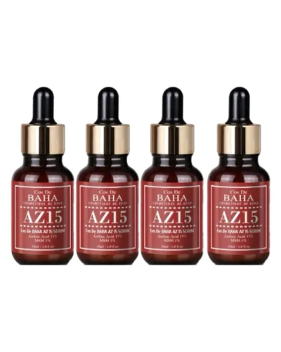 Cos De BAHA - Azelaic Acid Serum (AZ15) - 30ml (4szt.) Set
