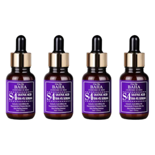 Cos De BAHA - Salicylic Acid 4% Serum (S4) - 30ml (4szt.) set
