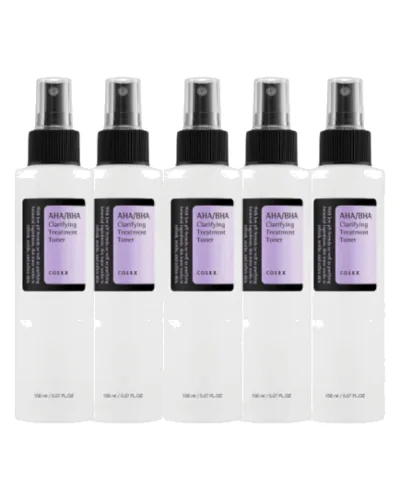 COSRX AHA/BHA Clarifying Treatment Toner 150ml (5szt.) Set