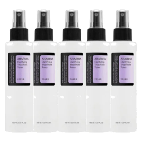 COSRX AHA/BHA Clarifying Treatment Toner 150ml (5szt.) Set