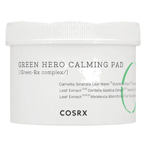 COSRX One Step Green Hero Calming Pad plastry uspokajające (70 plastrów)