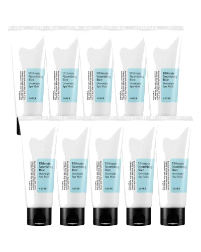 COSRX Ultimate Nourishing Rice Overnight Spa Mask - 60ml (10szt.) Set