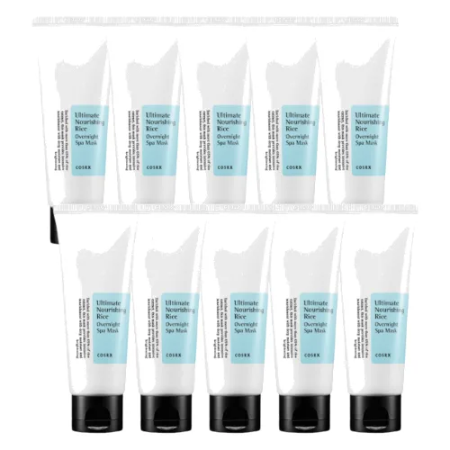 COSRX Ultimate Nourishing Rice Overnight Spa Mask - 60ml (10szt.) Set