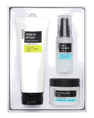 Coxir Ultra Hyaluronic Line Intensywnie Nawilżający Zestaw Kosmetyków do Pielęgnacji Twarzy