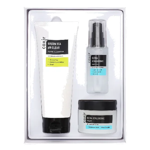 Coxir Ultra Hyaluronic Line Intensywnie Nawilżający Zestaw Kosmetyków do Pielęgnacji Twarzy