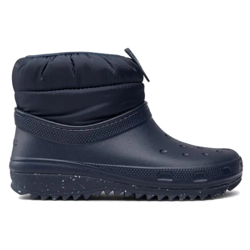 Crocs Botki Classic Neo Puff Shorty Boot W 207311 Granatowy