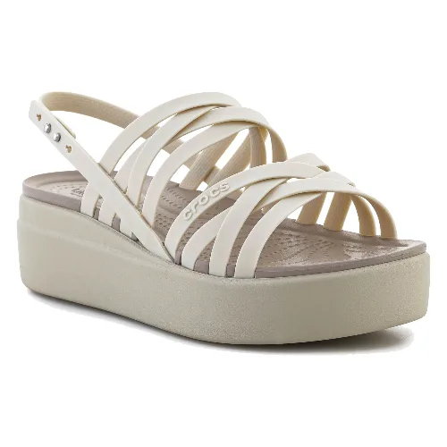Crocs Brooklyn strappy lowwdg 206751-2y2 bone