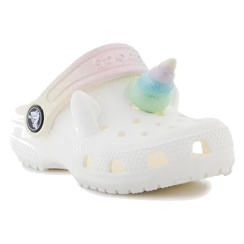 Crocs Classic IAM Rainbow Unicornctg 209701-0WV Chalk