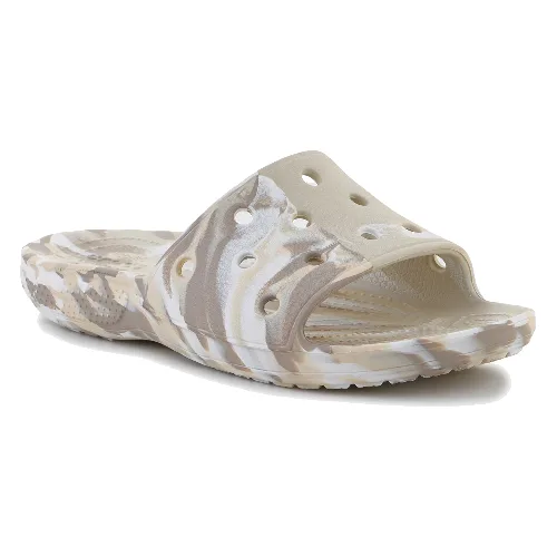 Crocs Classic Marbled Slide Bone/Multi 206879-2Y3