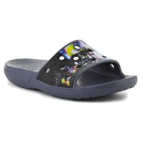 Crocs Classic Meta Scape Slide Black/Multi 208471-0C4