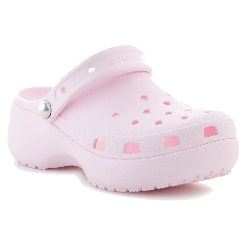 Crocs Classic Platform Pearl Clog 211231-6ZW Pink Milk