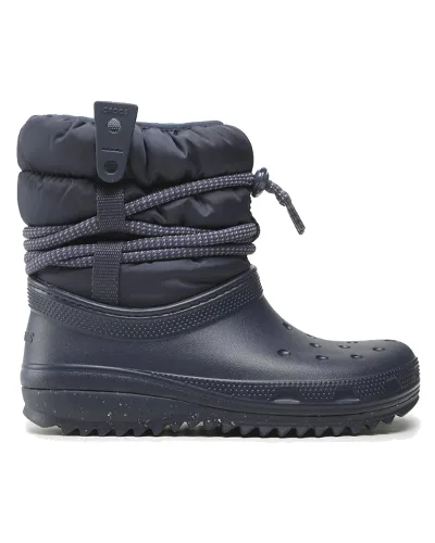 Crocs Śniegowce Classic Neo Puff Luxe Boot 207312 Granatowy