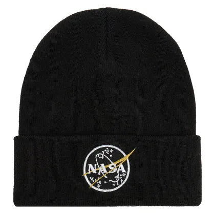 Czapka Alpha Industries Nasa Beanie 198948 Czarny