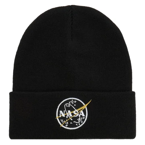 Czapka Alpha Industries Nasa Beanie 198948 Czarny