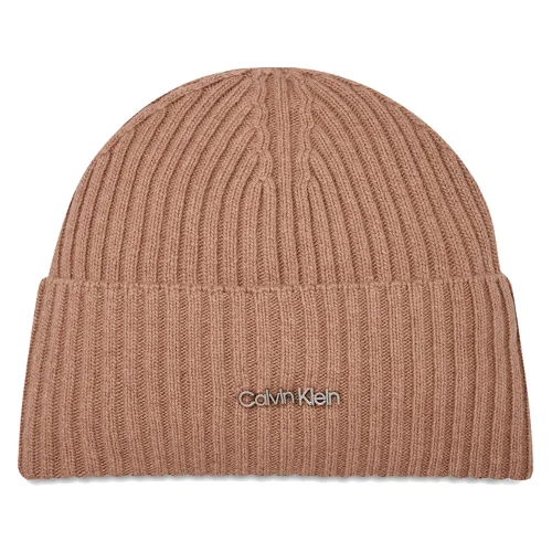 Czapka Calvin Klein Ck Must Logo Beanie K60K611401 Różowy