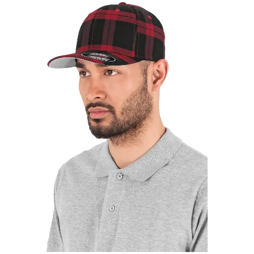 Czapka Flexfit tartan plaid
