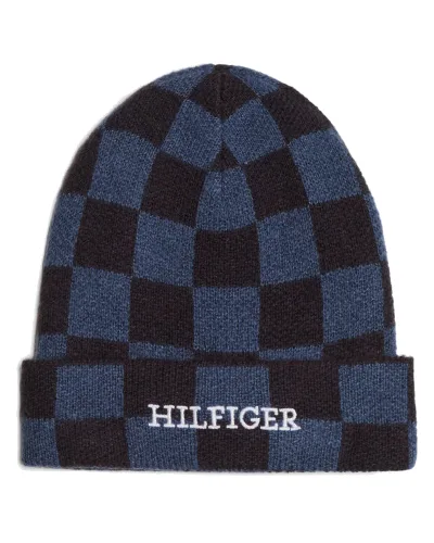Czapka Tommy Hilfiger AU0AU01932 Niebieski