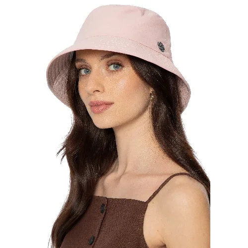 Czapka typu bucket z nylonu różowa