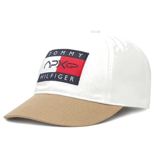 Czapka z daszkiem Tommy Hilfiger F1 Movie AM0AM13966 Biały