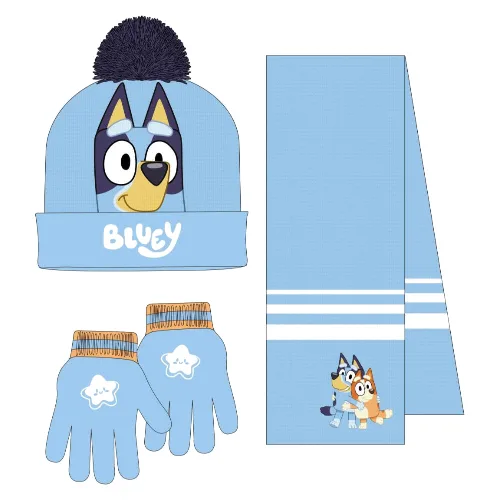 Czapka z rękawiczkami dla dziecka Cerda Bluey Winter