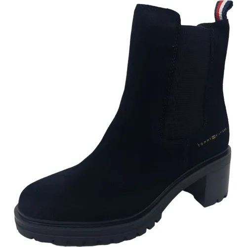 CZARNE BUTY DAMSKIE TOMMY HILFIGER