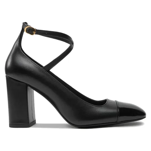 Czółenka Stuart Weitzman Eden Strap 85 SK085 Czarny
