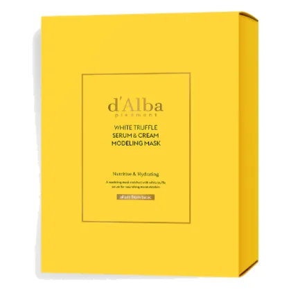 d'Alba - White Truffle Serum & Cream Modeling Mask (Nutritive & Hydrating) - 66g*4szt.