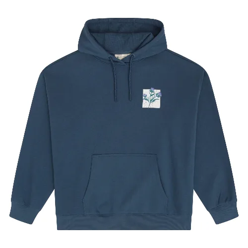 Damska bluza z kapturem z nadrukiem Scotland - Navy