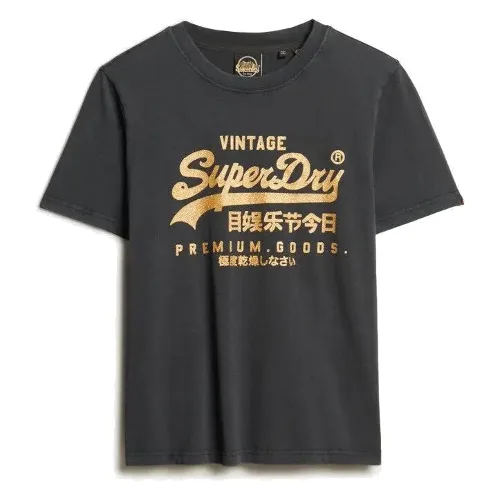 Damska koszulka na co dzień Superdry Vintage Logo
