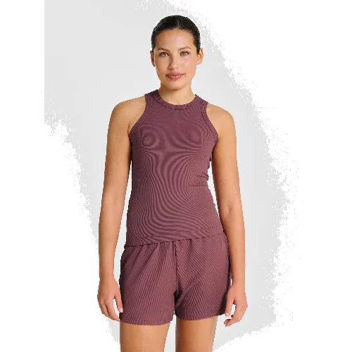 Damski prążkowany tank top Hummel Pulse