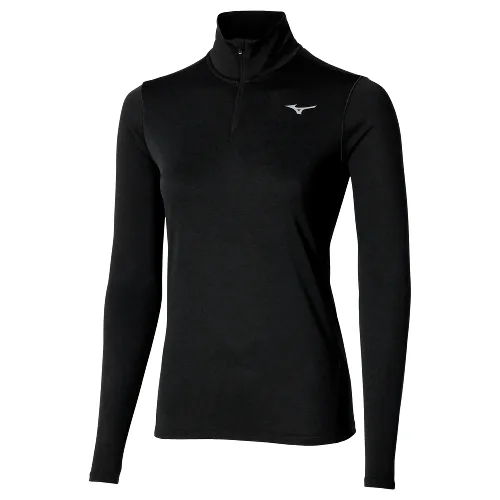 Damski top treningowy 1/4 z zamkiem błyskawicznym Mizuno Core Impulse