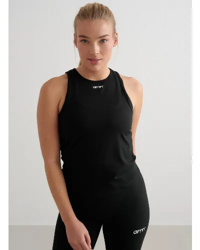 Damski top treningowy ultramiękki, szybkoschnący Soft Basic czarny