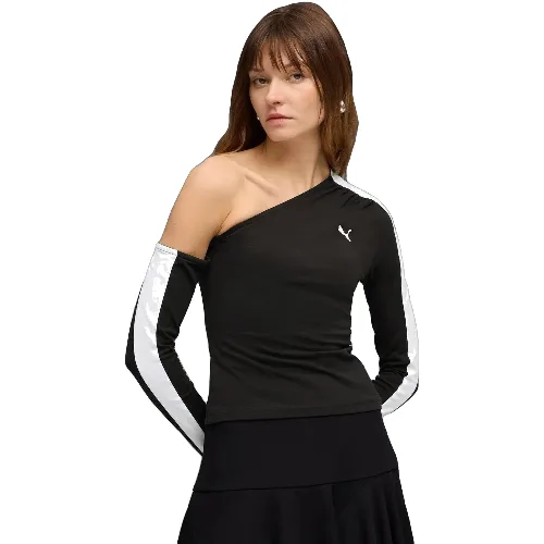 damskie Blouse Puma T7 Asymmetric Longsleeve