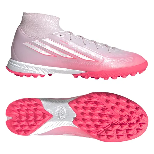 Damskie buty piłkarskie do kostki na murawę F50 SPARKFUSION LEAGUE
