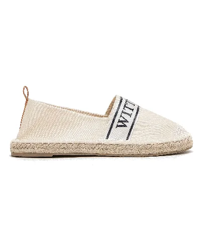 Damskie espadryle z lamówką z napisem WITTCHEN