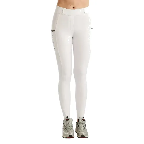 Damskie legginsy jeździeckie z pełną przyczepnością Montar Gloria Caviar Tape